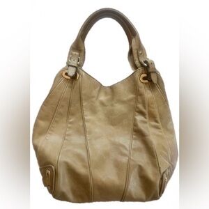 Kooba Large Leather Hobo Shoulder Bag Purse